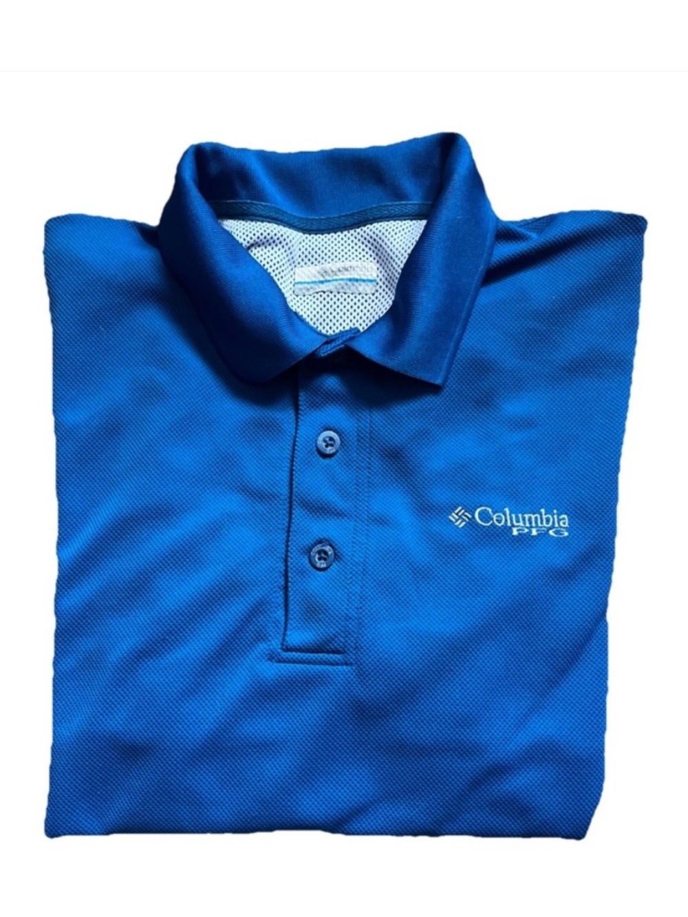 Columbia PFG Men’s Fishing Shirt Dark Blue Size M